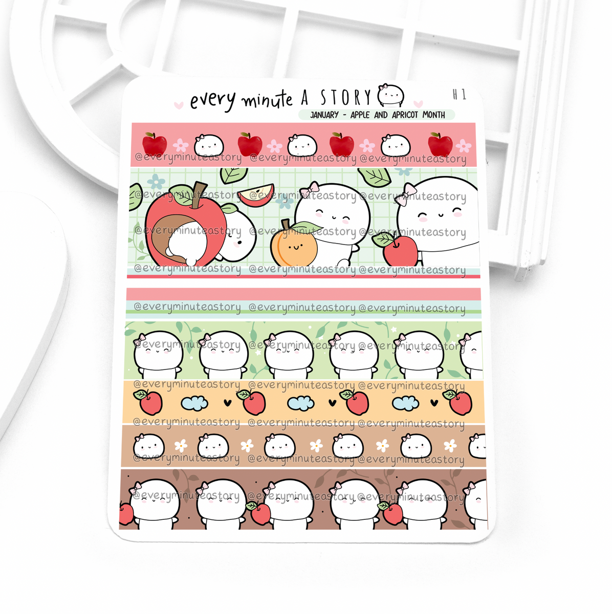 2024 monthly deco stickers, hobonichi cousin – Every Minute A Story