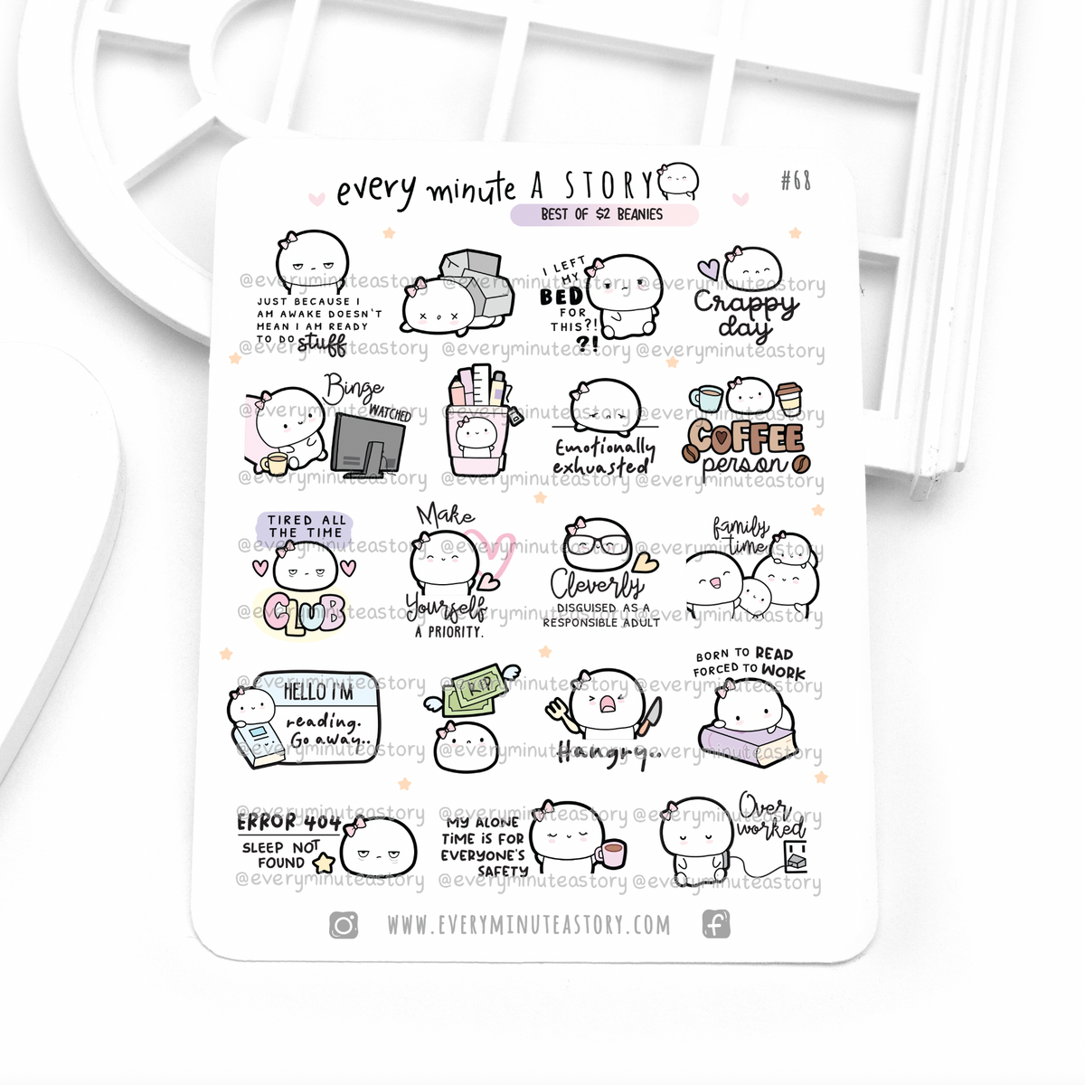 Best of 2025 $2 sticker sampler – Every Minute A Story