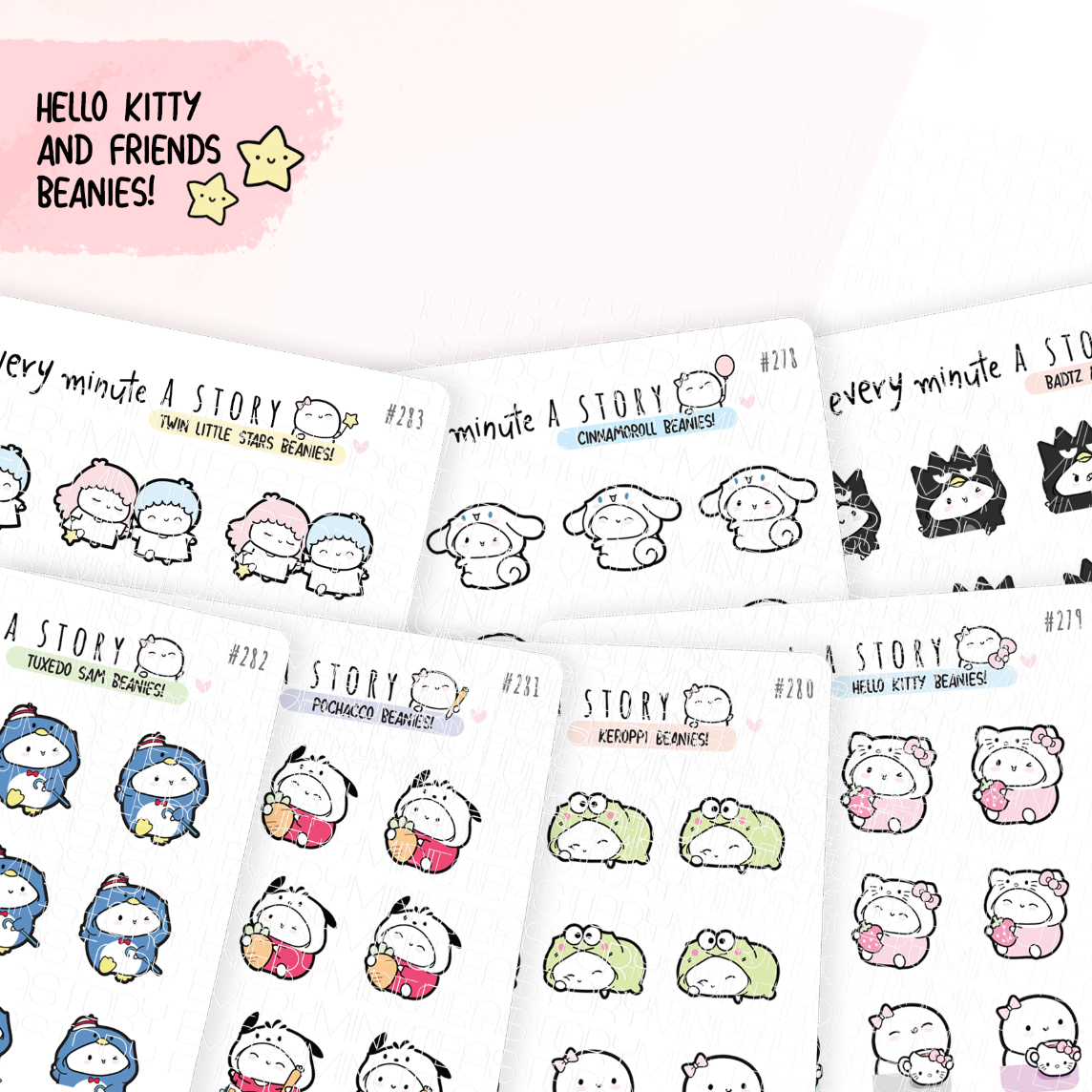 Hello Kitty and Friends Sticker Book by Erin Condren