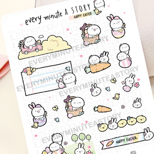 OOPS Easter sticker sampler planner stickers- LOW STOCK!