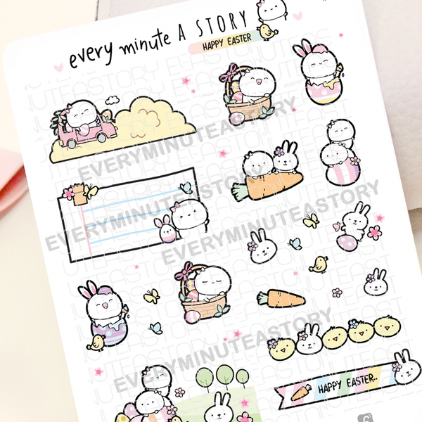 OOPS Easter sticker sampler planner stickers- LOW STOCK!