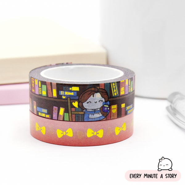 PRE-SALE washi #5! Belle's library Beanie washi