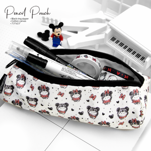 Mickey Minnie Zipper pencil pouch | LOW STOCK! Limit 1/order