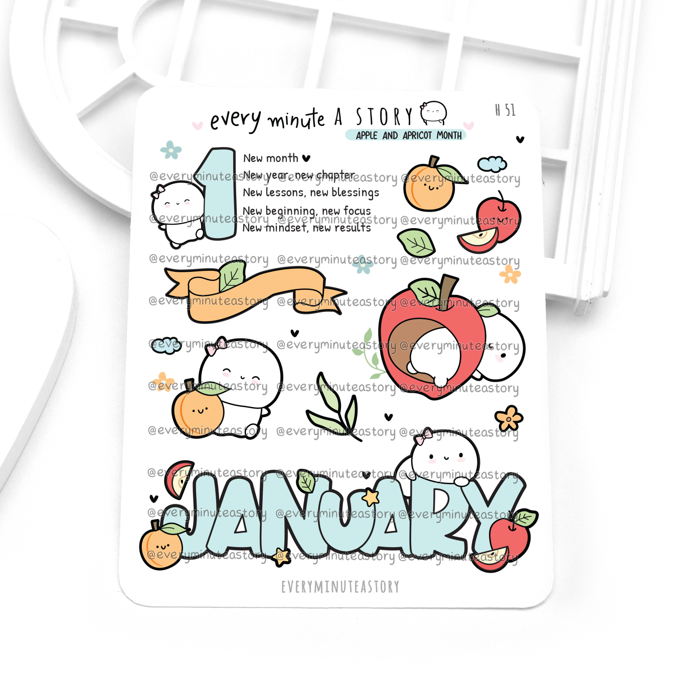 2024 monthly deco stickers, hobonichi cousin – Every Minute A Story