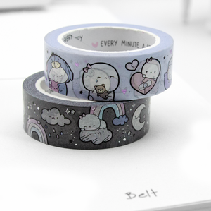 Gloomy Eeyore Beanie washi, Limited Stock, Limit 2 sets(4washi)/order