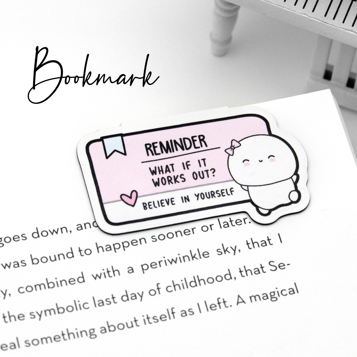 Reminders Beanie Magnetic Bookmark- Limit 1/order