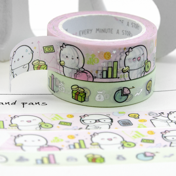 Finance/Budgeting Beanie washi- Limit 1/order