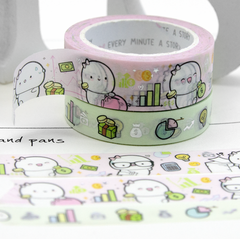 Finance/Budgeting Beanie washi- Limit 1/order