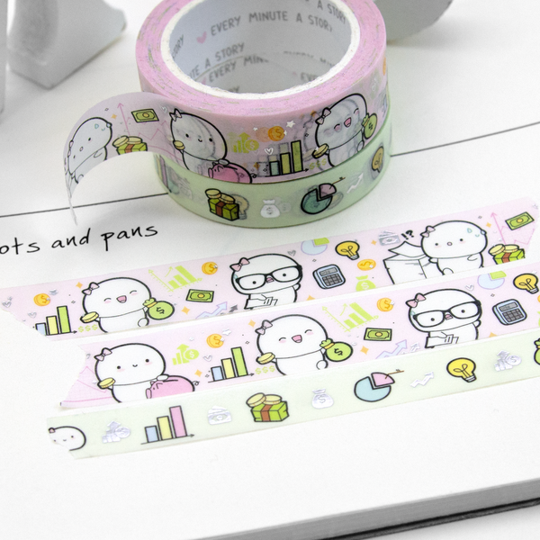 Finance/Budgeting Beanie washi- Limit 1/order