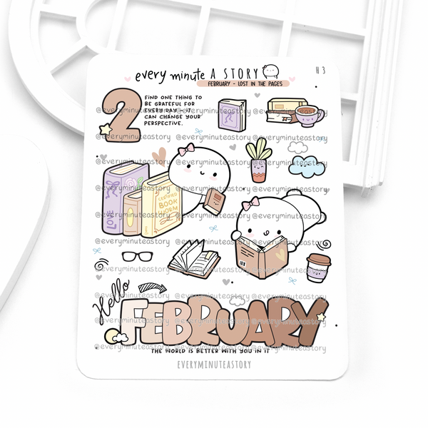 2026 monthly deco stickers