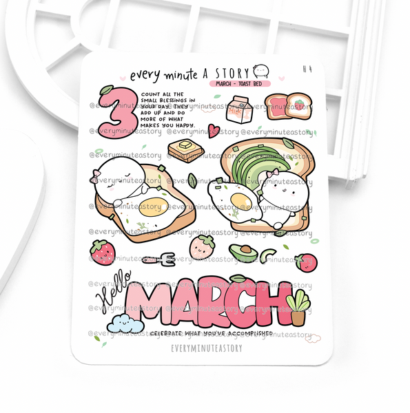 2026 monthly deco stickers