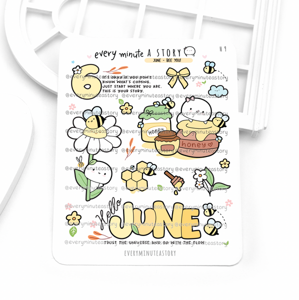 2026 monthly deco stickers