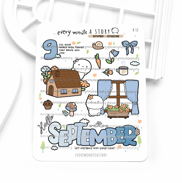 2026 monthly deco stickers