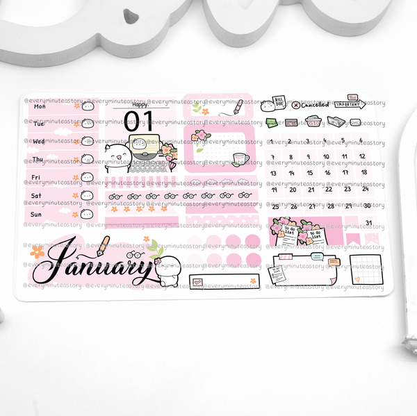 2026 monthly kits for hobonichi cousin