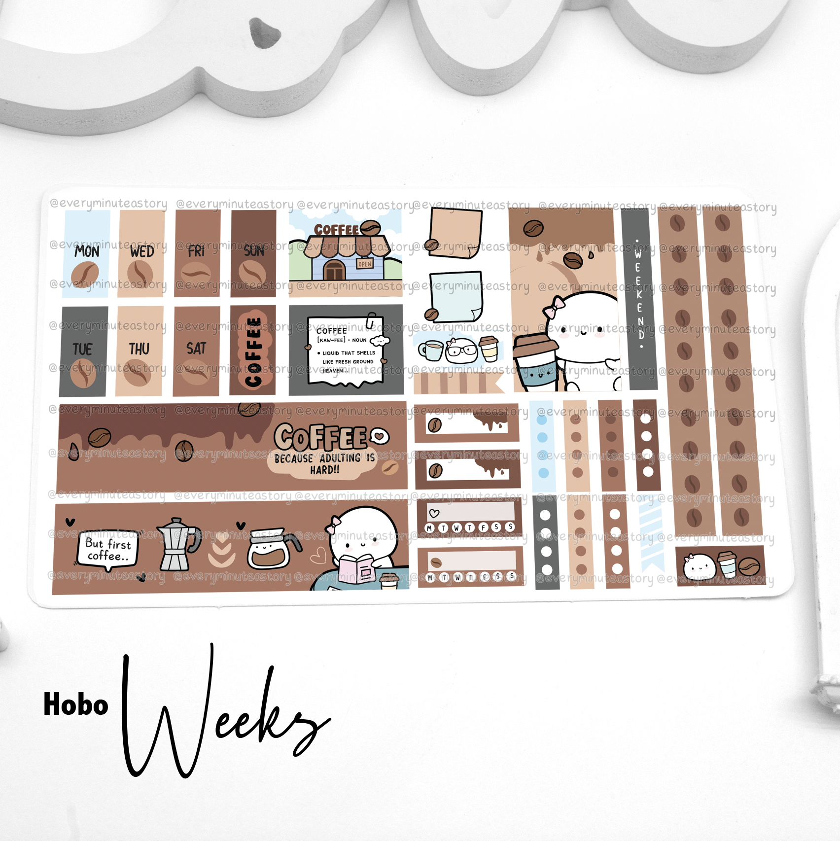 But first coffee Hobonichi weeks kit