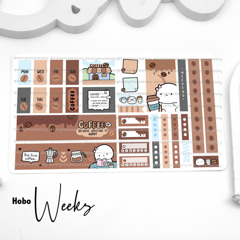 But first coffee Hobonichi weeks kit
