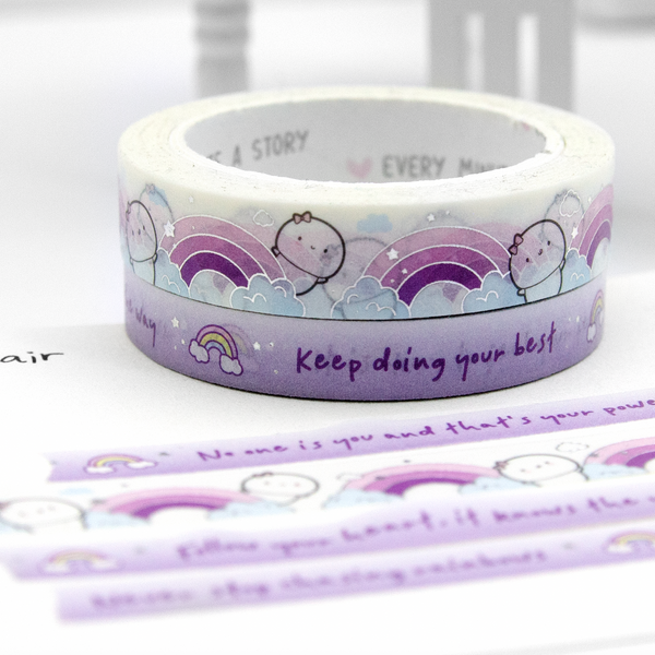 Never stop chasing rainbows, Beanie washi - Limited stock, Limit 1/order