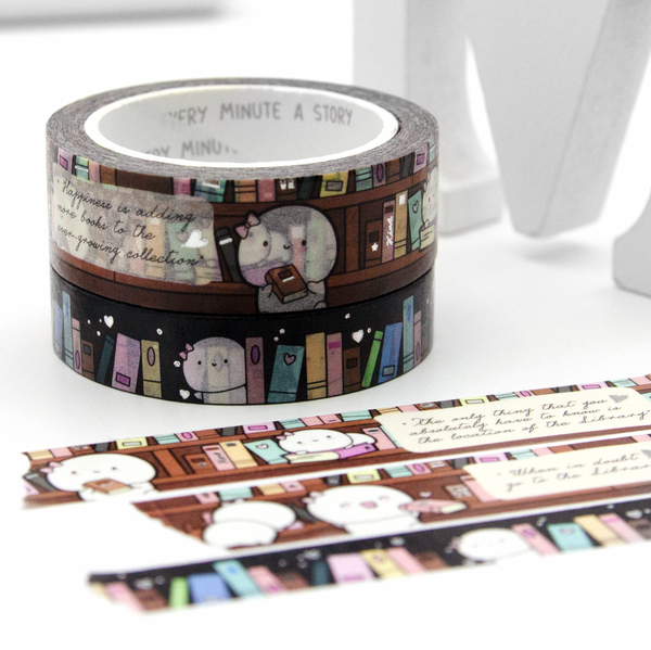 Beanie's library washi - Limited Stock, limit 1/order