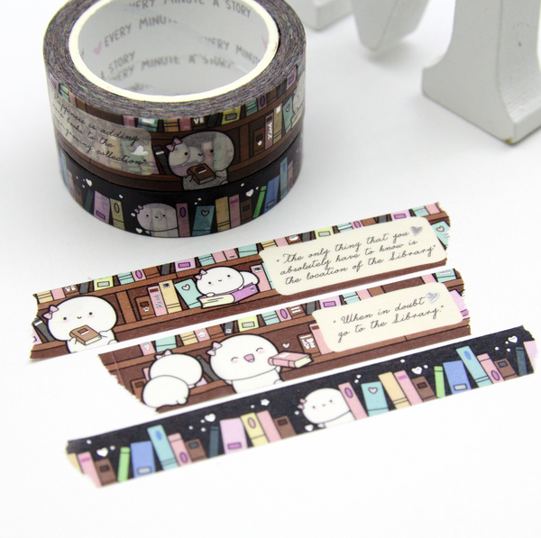 Beanie's library washi - Limited Stock, limit 1/order