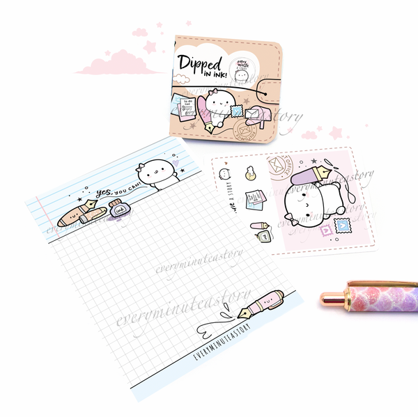 Dipped in ink sticker book and Jelly cover add on- Limited Stock!