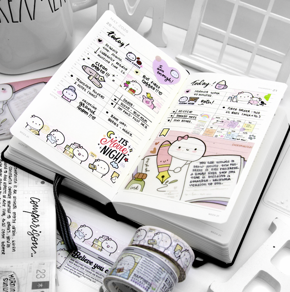 Simple strokes, vellum sticky notes -Limited stock! Limit 2/order