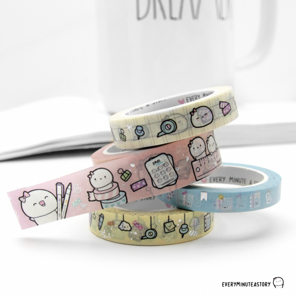 PRE-SALE washi #5! Planning time Beanie washi
