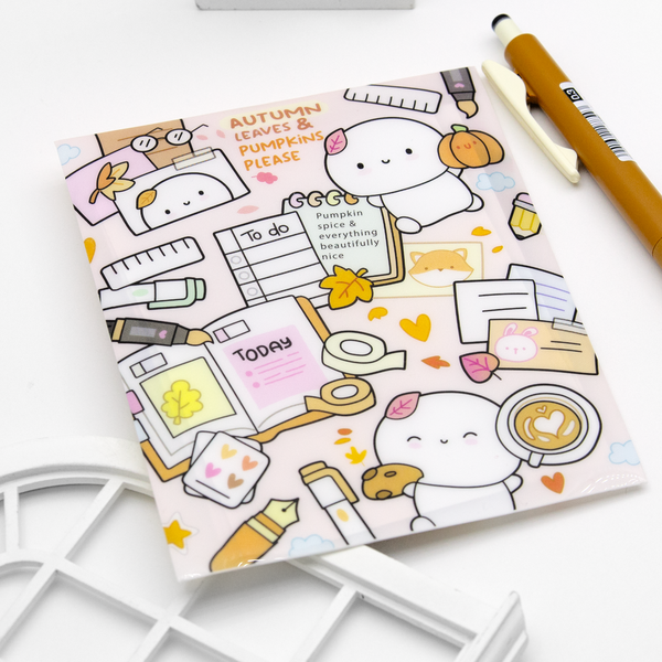 Fall dream desk, sticker storage envelope- Limited Stock! Limit 2/order