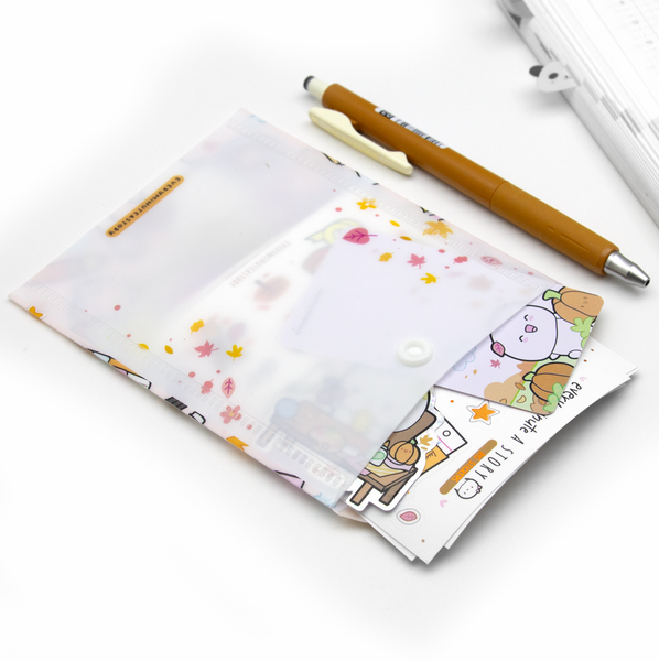 Fall dream desk, sticker storage envelope- Limited Stock! Limit 2/order