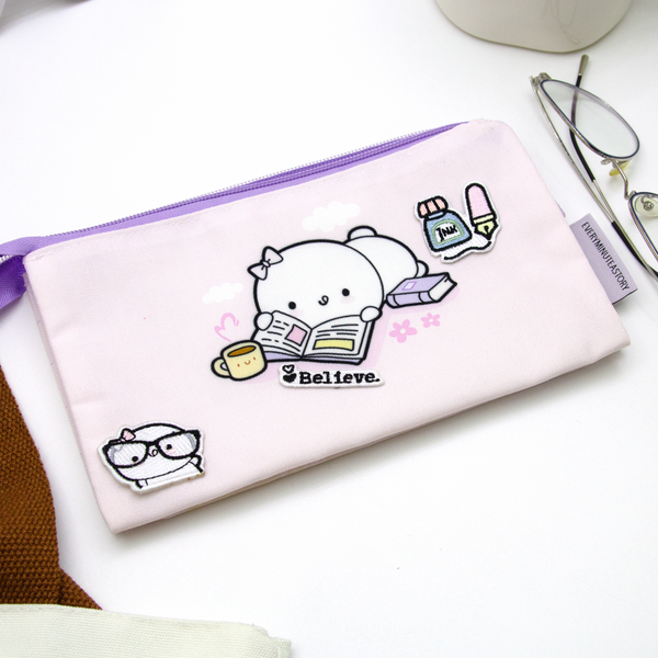 Pen and ink, Beanie iron-on embroidery patch -Limited Stock! Limit 2/order