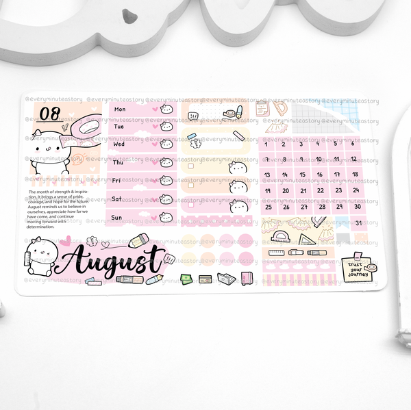 2027 monthly kits for hobonichi cousin