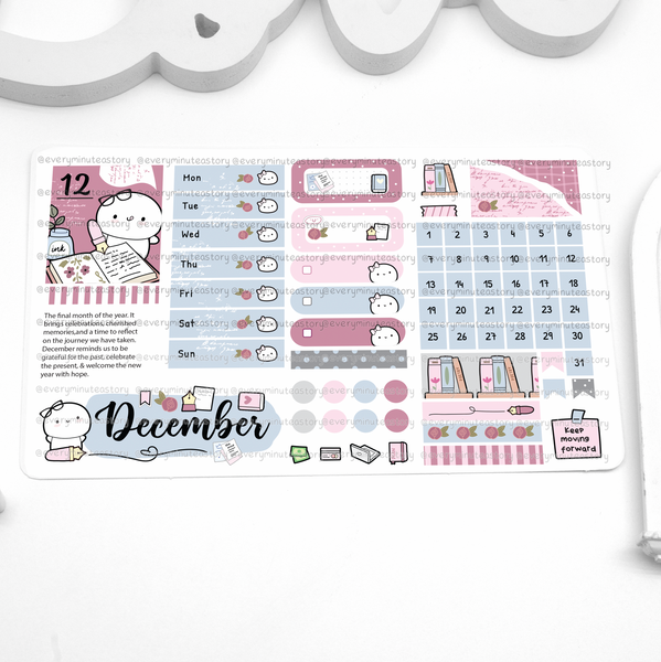 2027 monthly kits for hobonichi cousin