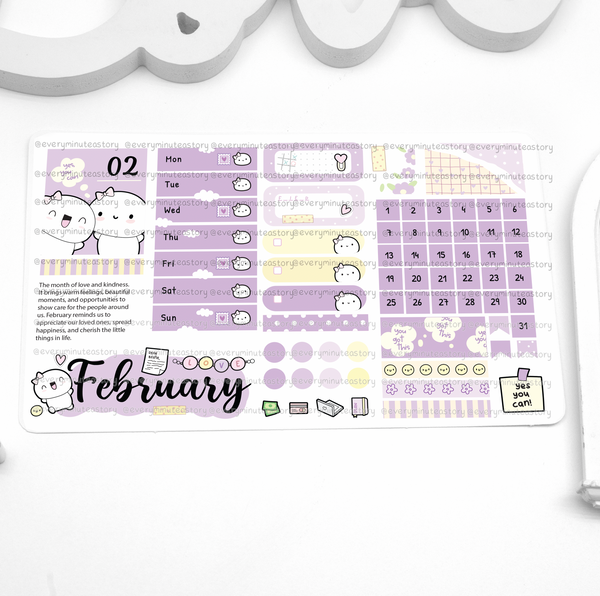 2027 monthly kits for hobonichi cousin