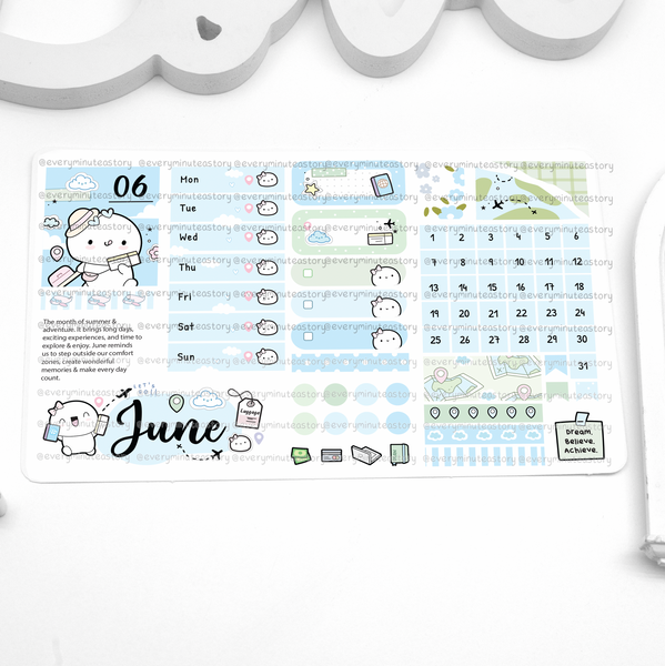 2027 monthly kits for hobonichi cousin