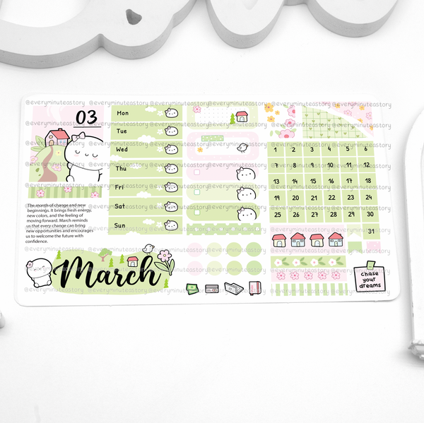 2027 monthly kits for hobonichi cousin