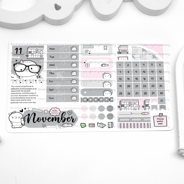 2027 monthly kits for hobonichi cousin