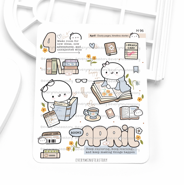 2027 monthly deco stickers