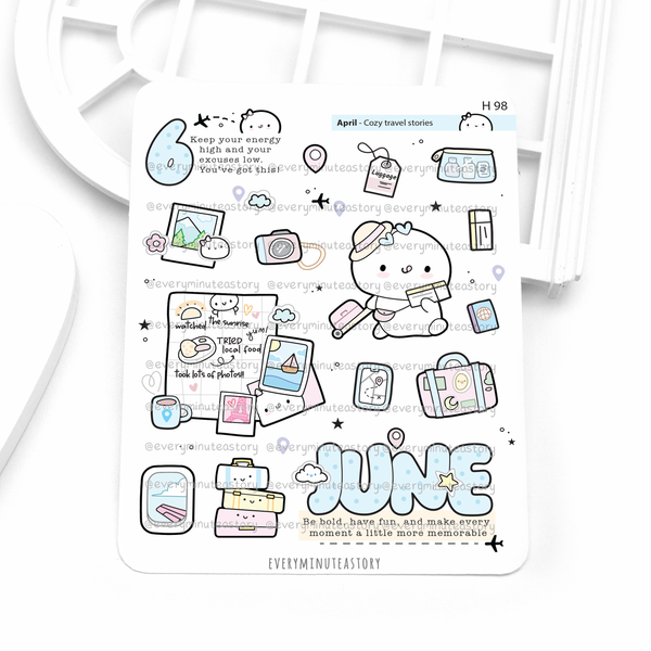 2027 monthly deco stickers
