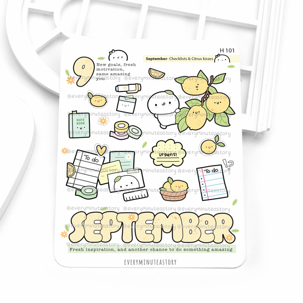 2027 monthly deco stickers