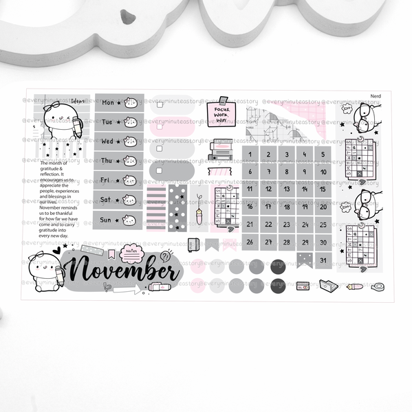 2027 monthly kits for hobonichi weeks
