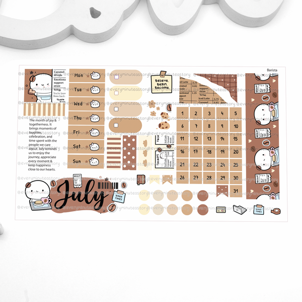 2027 monthly kits for hobonichi weeks