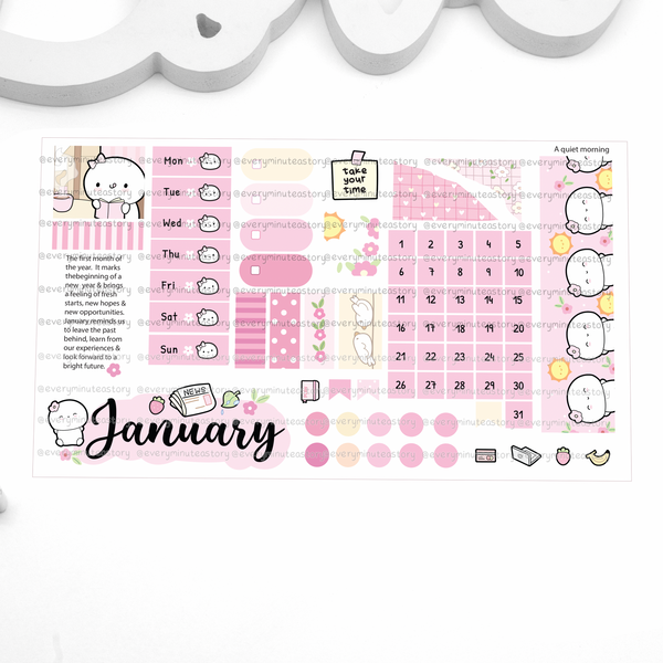 2027 monthly kits for hobonichi weeks