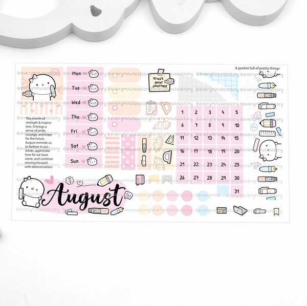 2027 monthly kits for hobonichi weeks