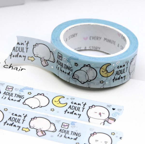 Adulting is hard Beanie washi -Limited Stock! Limit 1/order