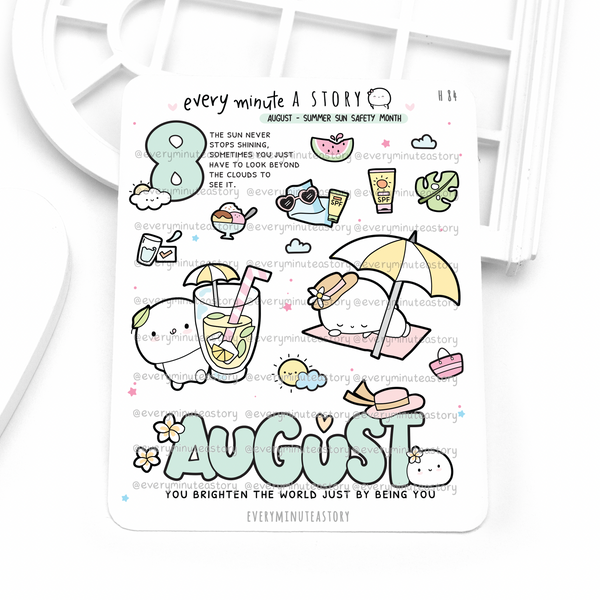 2025 monthly deco stickers, Vol.2