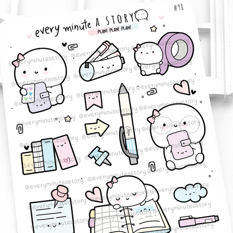 Two Time Sticker Big Stickers – Every Minute A Story