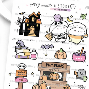 Halloween big stickers- LOW STOCK!