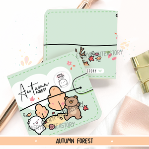 Autumn forest Sticker book and Jelly cover add on- Low stock!