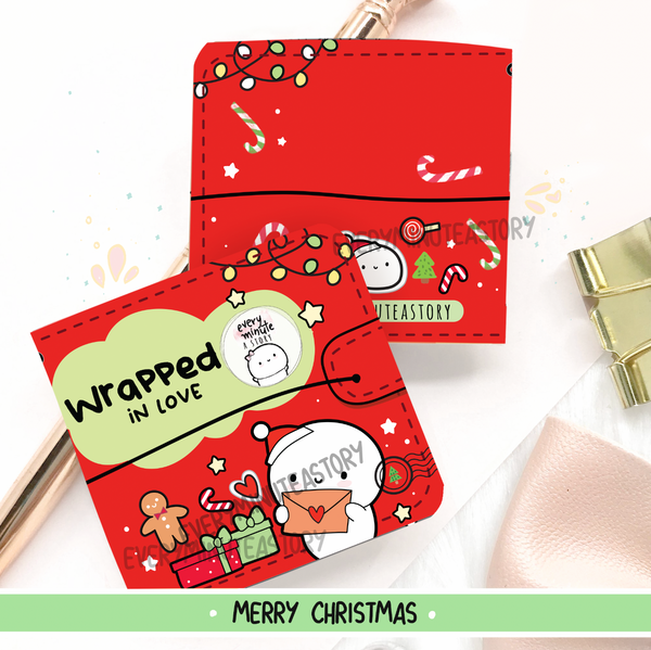 Wrapped in love, Christmas sticker book and Jelly cover add on- Limited Stock!