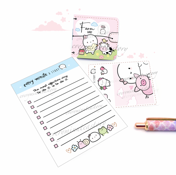 Farm life sticker book and Jelly cover add on- Limited Stock!