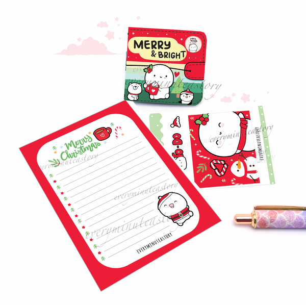 Merry & Bright sticker book and Jelly cover add on- Low Stock!